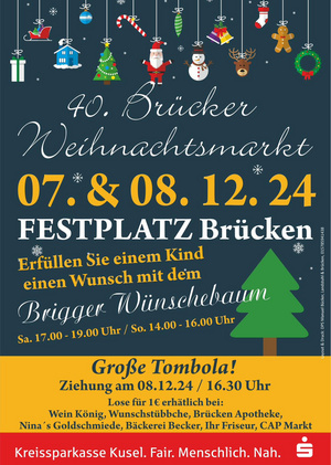 Plakat Weihnachtsmarkt