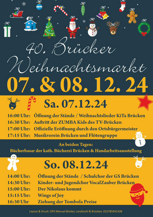 Plakat 2 Weihnachtsmarkt